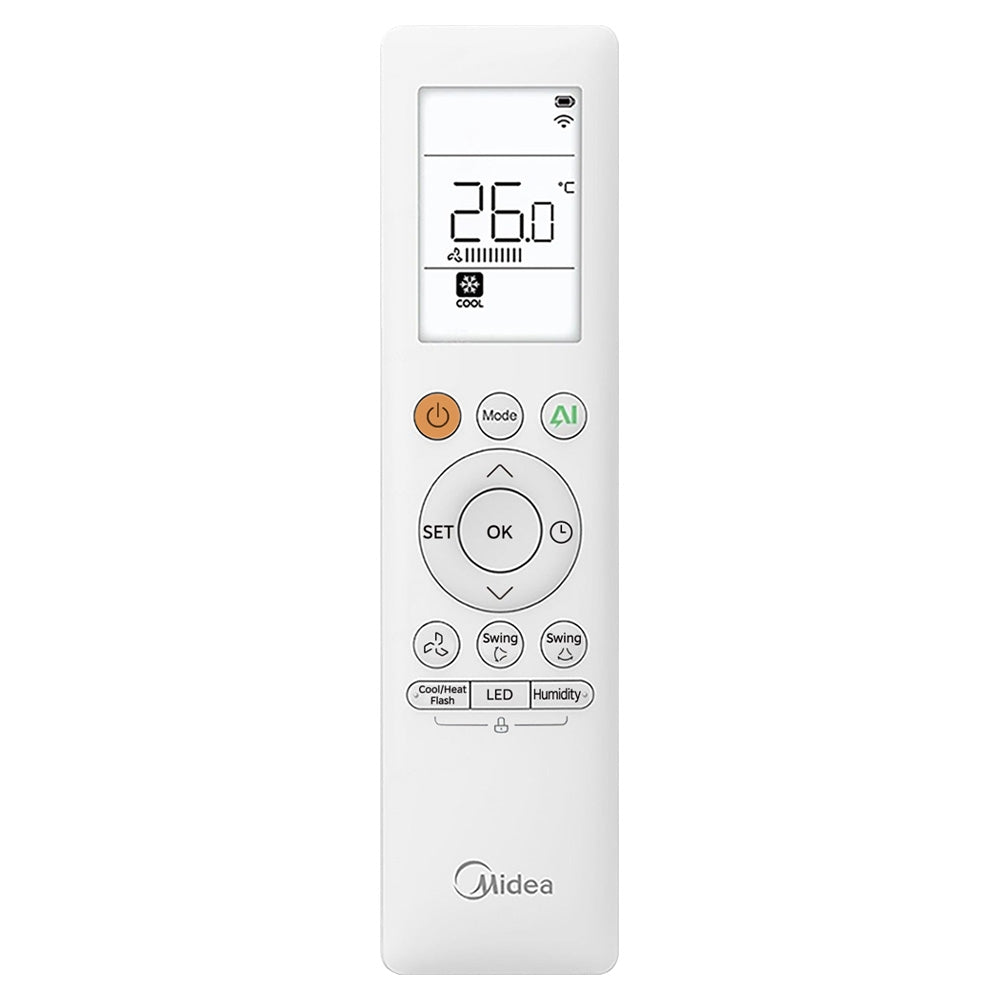 Midea Solstice White Wi-Fi Wall Mounted Air Conditioner